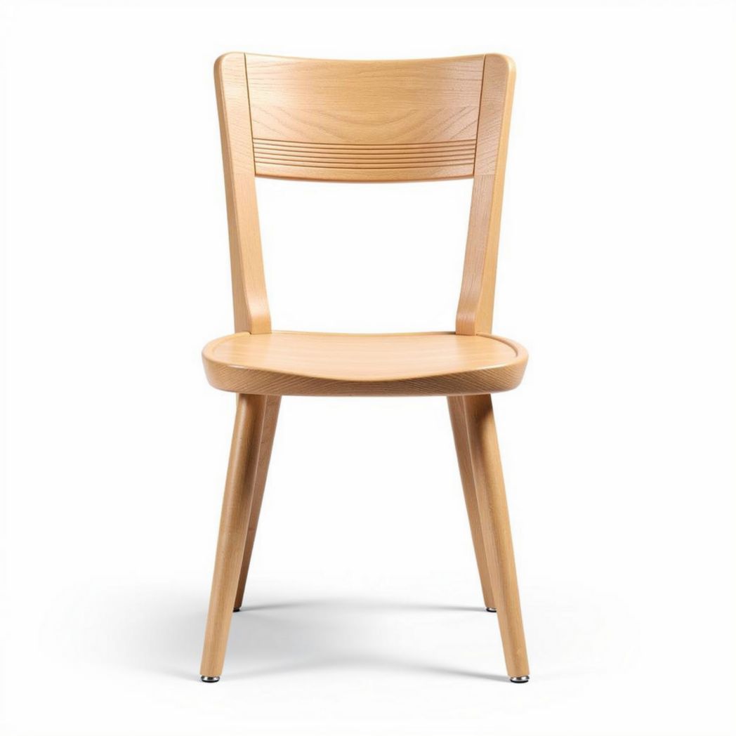 Chaise en bois d'érable de dimensions 45 x 45 x 80cm pour salle à manger